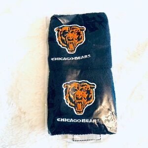 Brand New NFL Chicago Bears Logo Embroidered Wristband Set